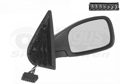VAN WEZEL Sidespejl 4036818 højre for PEUGEOT CITROËN/PEUGEOT