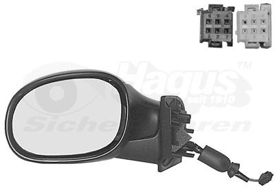VAN WEZEL Sidespejl 0925817 venstre for CITROËN/PEUGEOT