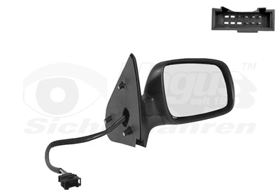 VAN WEZEL Sidespejl 4914808 højre for VW