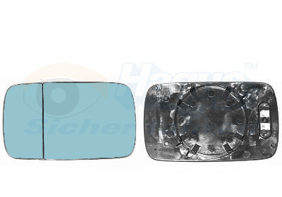 VAN WEZEL Spejlglas, udvendig spejl 0646837 venstre for BMW