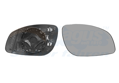 VAN WEZEL Spejlglas, udvendig spejl 3768838 højre for OPEL