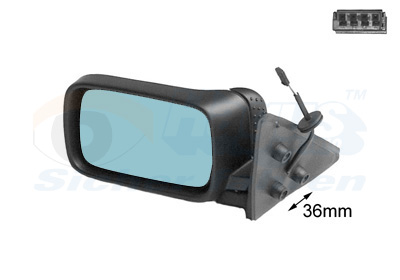 VAN WEZEL Sidespejl 0640807 venstre for BMW