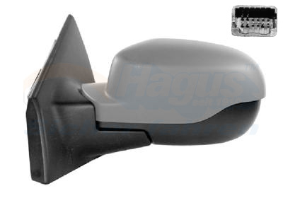 VAN WEZEL Sidespejl 4333817 venstre for RENAULT