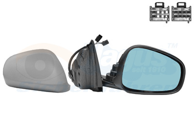 VAN WEZEL Sidespejl 0113818 højre for ALFA ROMEO