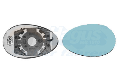 VAN WEZEL Spejlglas, udvendig spejl 0156837 venstre for ALFA ROMEO