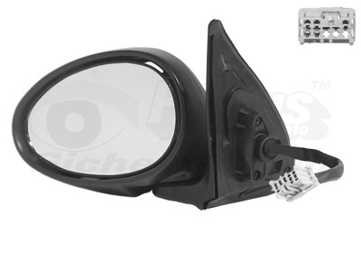 VAN WEZEL Sidespejl 0215807 venstre for ROV/TRI/JAG/AUS/MG