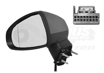 VAN WEZEL Sidespejl 0301807 venstre for AUDI