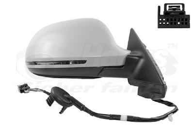 VAN WEZEL Sidespejl 0334816 højre for AUDI