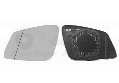 VAN WEZEL Spejlglas, udvendig spejl 0617837 venstre for BMW
