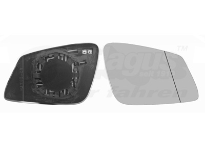 VAN WEZEL Spejlglas, udvendig spejl 0617838 højre for BMW