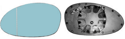 VAN WEZEL Spejlglas, udvendig spejl 0657837 venstre for BMW