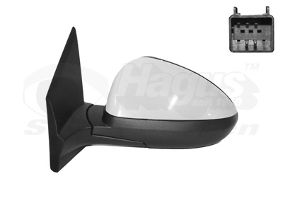 VAN WEZEL Sidespejl 0817807 venstre for CHEVROLET