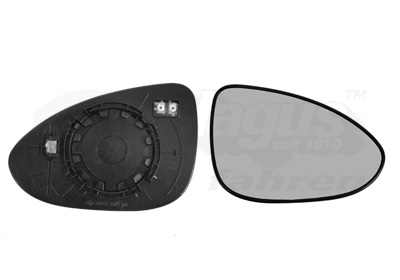 VAN WEZEL Spejlglas, udvendig spejl 0817838 højre for CHEVROLET