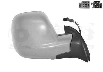 VAN WEZEL Sidespejl 0906828 højre for CITROËN/PEUGEOT PEUGEOT