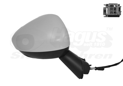 VAN WEZEL Sidespejl 0929808 højre for CITROËN/PEUGEOT