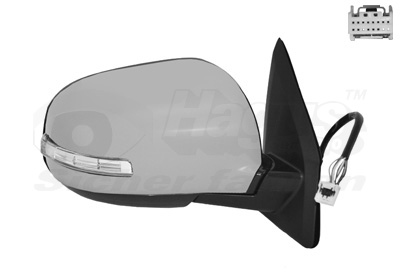 VAN WEZEL Sidespejl 0978818 højre for CITROËN/PEUGEOT