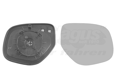 VAN WEZEL Spejlglas, udvendig spejl 0978838 højre for CITROËN/PEUGEOT