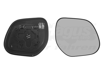VAN WEZEL Spejlglas, udvendig spejl 0990838 højre for MITSUBISHI CITROËN/PEUGEOT