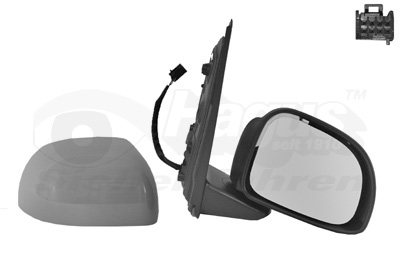 VAN WEZEL Sidespejl 1607808 højre for FIAT