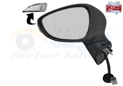 VAN WEZEL Sidespejl 1808807 venstre for FORD