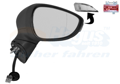 VAN WEZEL Sidespejl 1808808 højre for FORD