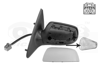 VAN WEZEL Sidespejl 1829827 venstre for FORD