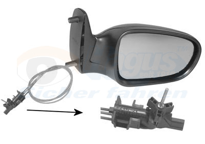 VAN WEZEL Sidespejl 1868804 højre for FORD