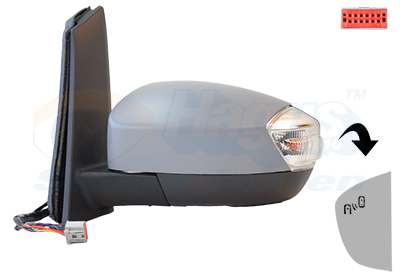 VAN WEZEL Sidespejl 1966807 venstre for FORD