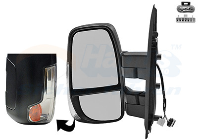 VAN WEZEL Sidespejl 2817807 venstre for IVECO