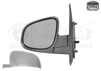 VAN WEZEL Sidespejl 4412817 venstre for MERCEDES-BENZ RENAULT
