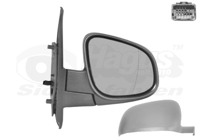 VAN WEZEL Sidespejl 4412818 højre for MERCEDES-BENZ RENAULT