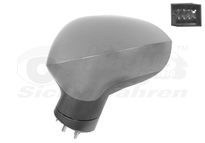 VAN WEZEL Sidespejl 4919817 venstre for SEAT