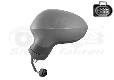 VAN WEZEL Sidespejl 4940807 venstre for SEAT