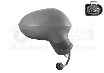 VAN WEZEL Sidespejl 4940808 højre for SEAT