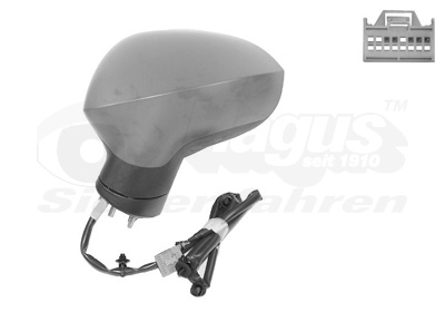 VAN WEZEL Sidespejl 4944807 venstre for SEAT