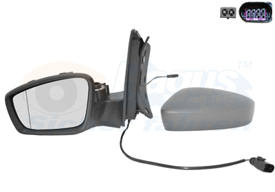 VAN WEZEL Sidespejl 5701807 venstre for VW