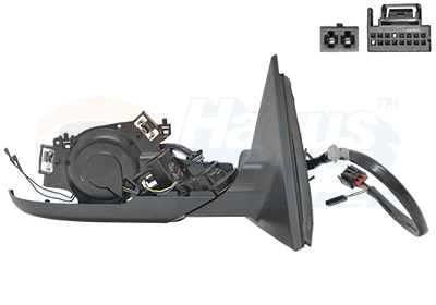 VAN WEZEL Sidespejl 0307860 højre for AUDI