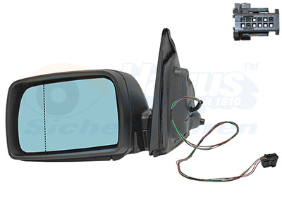 VAN WEZEL Sidespejl 0685807 venstre for BMW