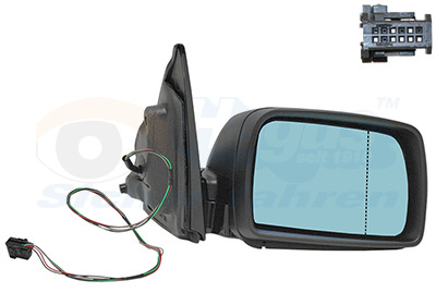 VAN WEZEL Sidespejl 0685808 højre for BMW