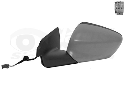 VAN WEZEL Sidespejl 0984807 venstre for CITROËN/PEUGEOT