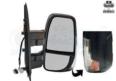 VAN WEZEL Sidespejl 2817808 højre for IVECO