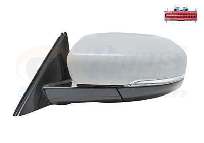 VAN WEZEL Sidespejl 0251807 venstre for LAND ROVER
