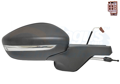 VAN WEZEL Sidespejl 0937804 højre for CITROËN/PEUGEOT
