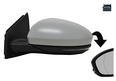 VAN WEZEL Sidespejl 4407807 venstre for RENAULT