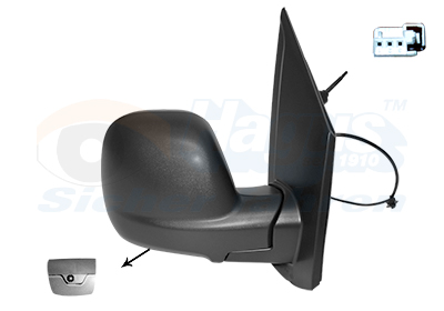 VAN WEZEL Sidespejl 0944804 højre for CITROËN/PEUGEOT