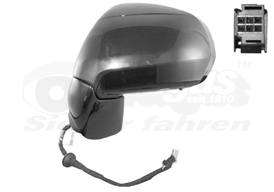 VAN WEZEL Sidespejl 0928805 venstre for CITROËN/PEUGEOT