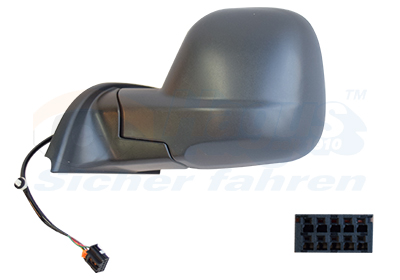 VAN WEZEL Sidespejl 0991805 venstre for OPEL CITROËN/PEUGEOT