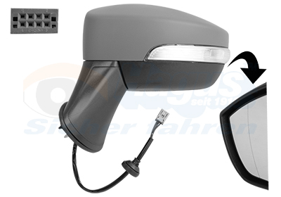 VAN WEZEL Sidespejl 1802807 venstre for FORD