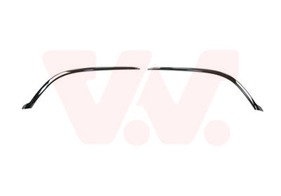 VAN WEZEL Pynte-/beskyttelseslistesæt, kofanger 4317580 for RENAULT