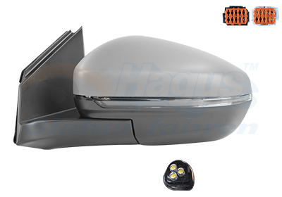 VAN WEZEL Sidespejl 0967817 venstre for CITROËN/PEUGEOT